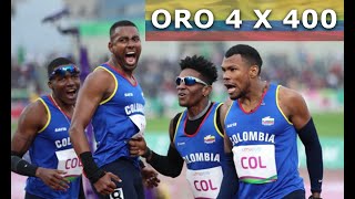 Oro Atletismo Panamericanos 2019 4X400 Final Alternativo Min. 422