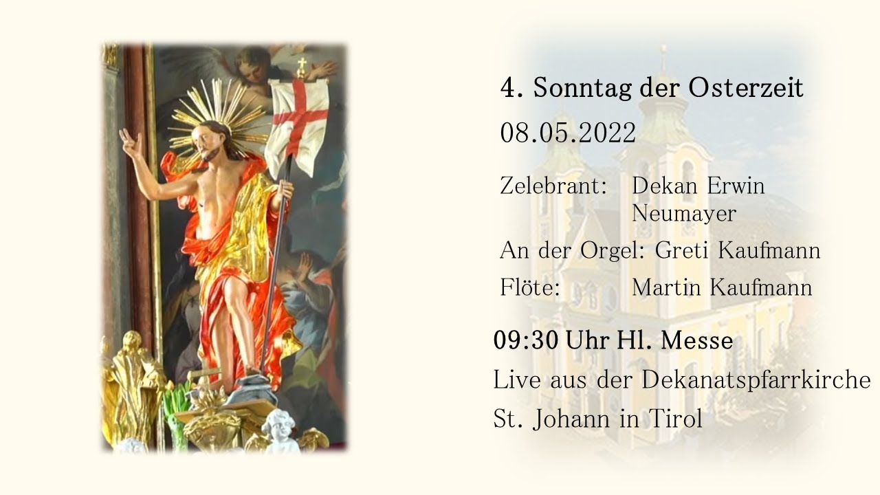 Gottesdienst am 4. Sonntag der Osterzeit, 08. Mai 2022 - YouTube