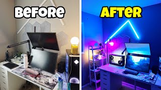 Transforming My MESSY Setup Into My Dream Gaming Setup!