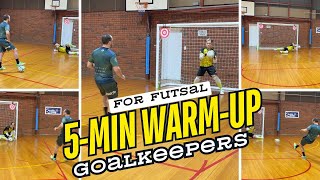 5-Minute Futsal Goalkeeper Warm-Up Routine (with Futsalroos GK Aaron Yu)