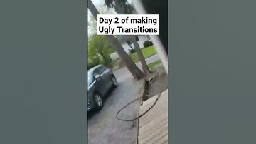 Day 2 of making Ugly Transitions #viral #transition #fun