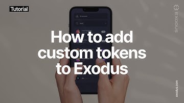 How to add crypto custom tokens in Exodus / Exodus tutorial