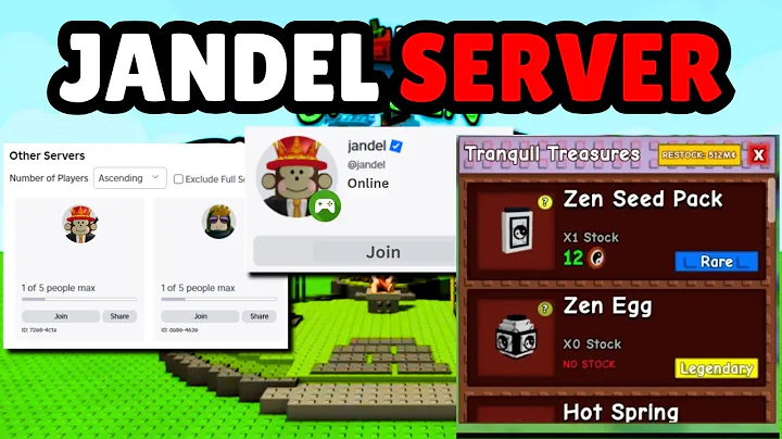 How to Join Jandel Servers in Grow a Garden! (Step-by-Step EASY Tutorial)