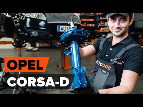 Как заменить стойку амортизатора передней подвески на OPEL CORSA D [TUTORIAL AUTODOC]