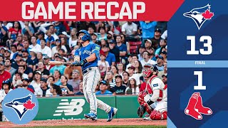 Davis Schneider's HISTORIC weekend helps Blue Jays sweep Red Sox!