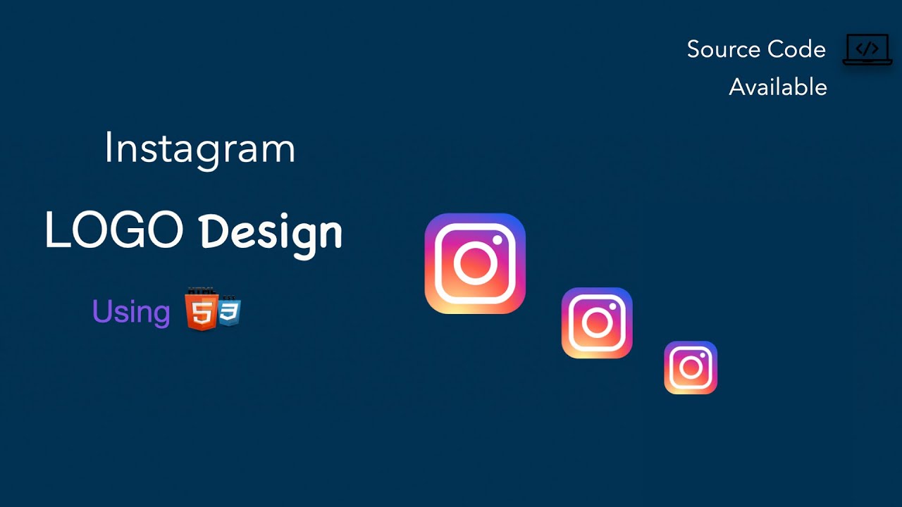 Instagram Logo With HTML And CSS | How To Make A Logo With HTML And CSS ...