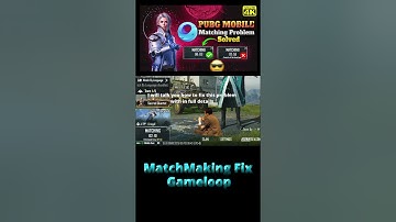 Matchmaking Problem Solved in Gameloop 😎 #pubgmnextstarprogram #pubgmobile #pubgmobilec9s26