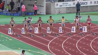 20171007 えひめ国体 少年女子B 100ｍ予選4組