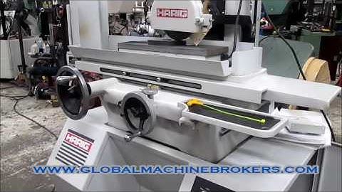 Harig 618 Automatic Surface Grinder For Sale At Global Machine Brokers!