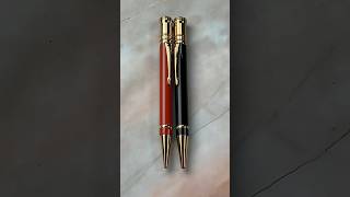 Parker Duofold Ballpoint Pens Orange & Black | The Best Refill I Have Ever Used #shorts #parkerpen