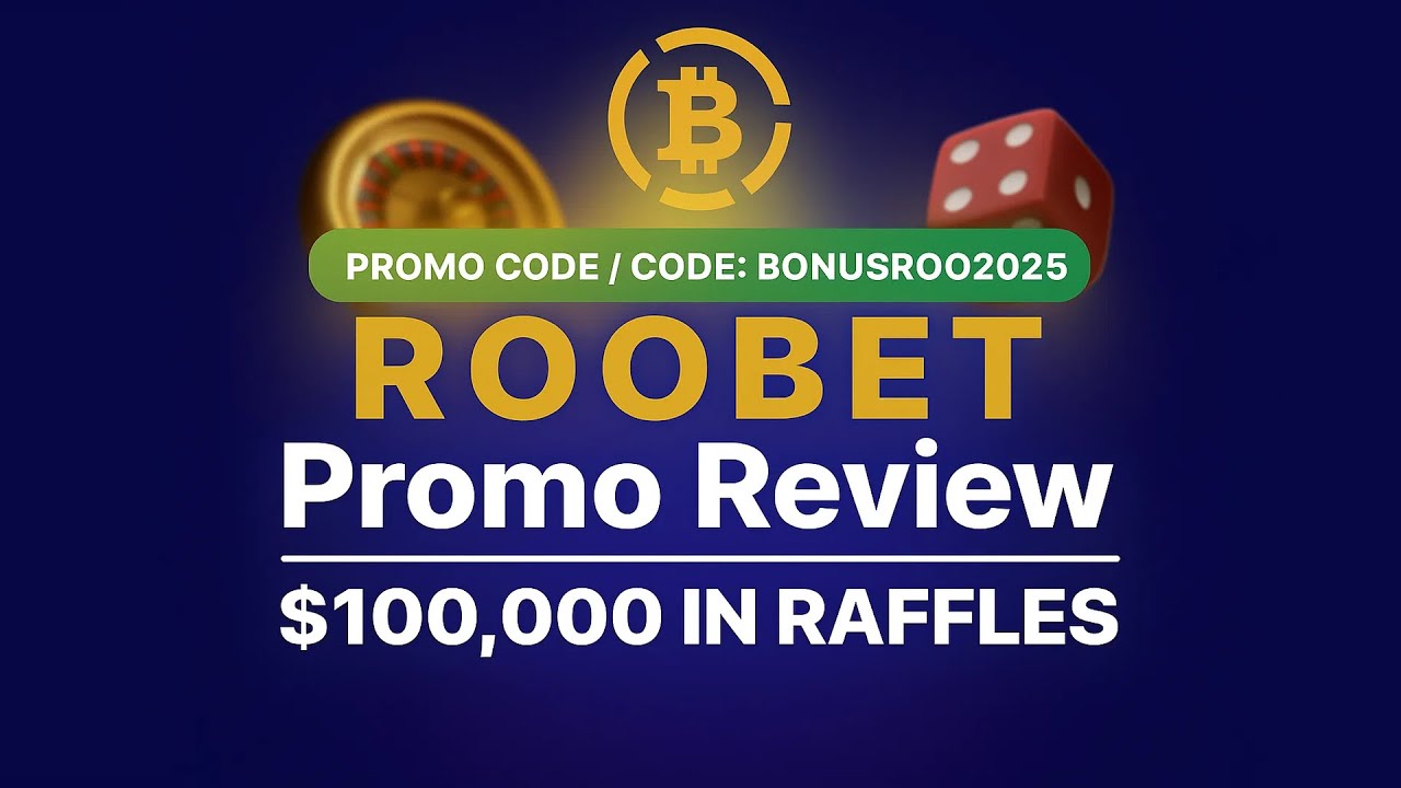 Roobet Promo Code "BONUSROO2025" — Get Free Bonus + $100K Raffles