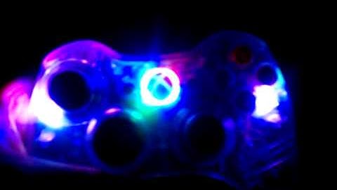 For sale rainbow led mod xbox 360 controller
