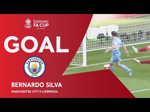 GOAL | Bernardo Silva | Manchester City v Liverpool | Semi-Final | Emirates FA Cup 2021-22