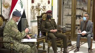 رئيس أركان الجيش يستقبل قائد بعثة حلف شمال الأطلسي (الناتو) في العراق
