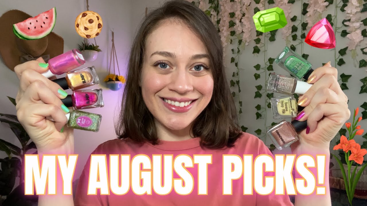 The BEST Polishes for August! 🌞🍉 Birthstones, Zodiac Signs, Flowers + Holidays! | Birthmonth Series