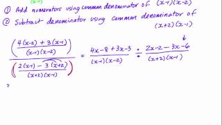 PC 11 Lesson Mixed Operations with Rational Expressions
