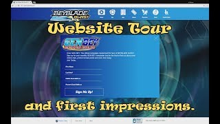 Make Way for GEN BEY!! Generation Beyblade Website Tour & First Impressions screenshot 5