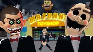 Can I Escape Mr Funny's ToyShop? SCARY OBBY #roblox #obby