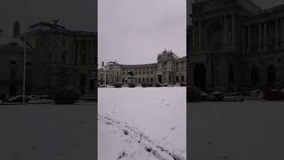 فيينا فبراير 2023  فيينا النمسا ثلوج تصويري سفر سياحة @Vienna