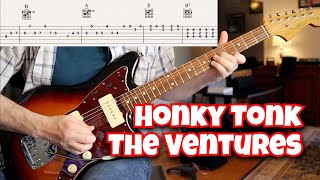 Honky Tonk (The Ventures/Bill Doggett) chords
