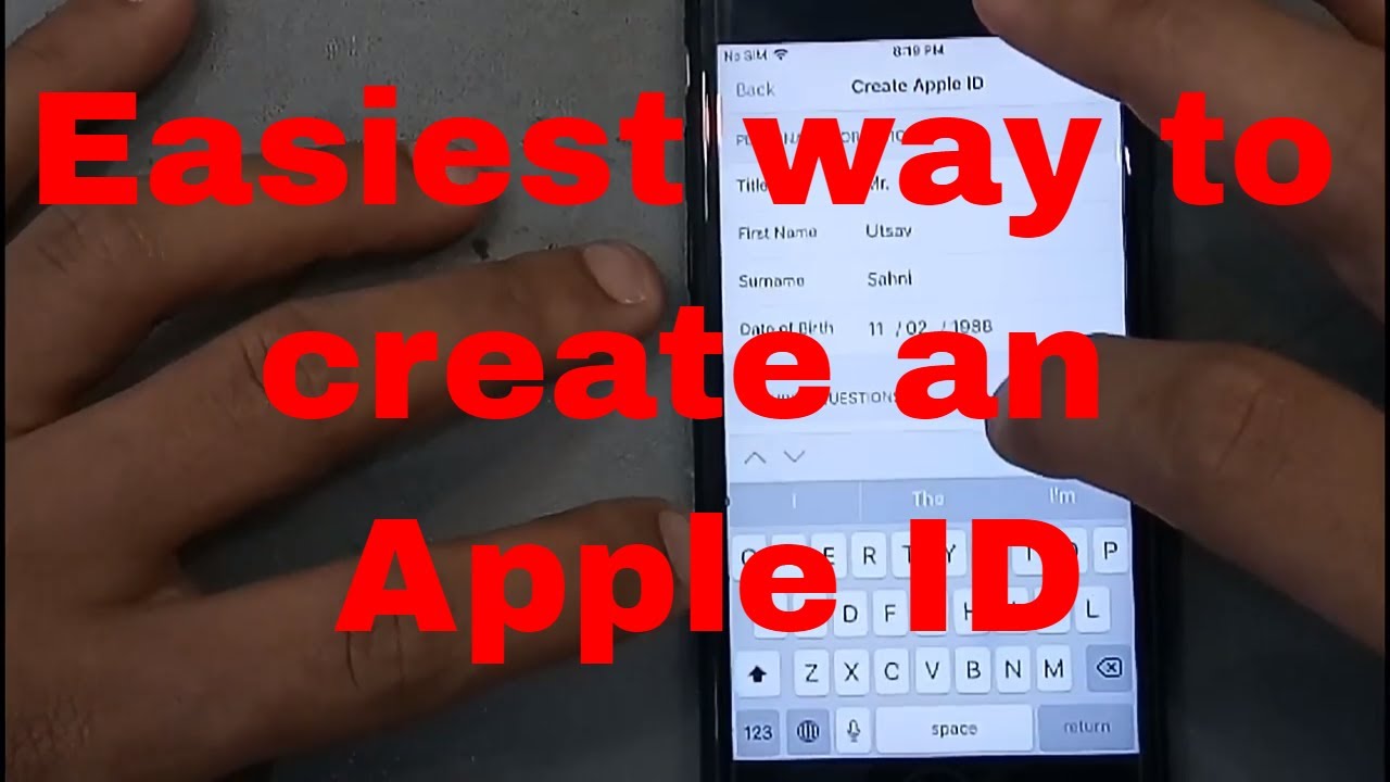 How to create Apple ID ? - YouTube