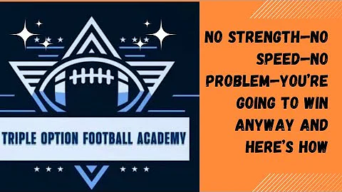 No Strength—No Speed—No Problem—You’re Going to Win Anyway and Here’s How