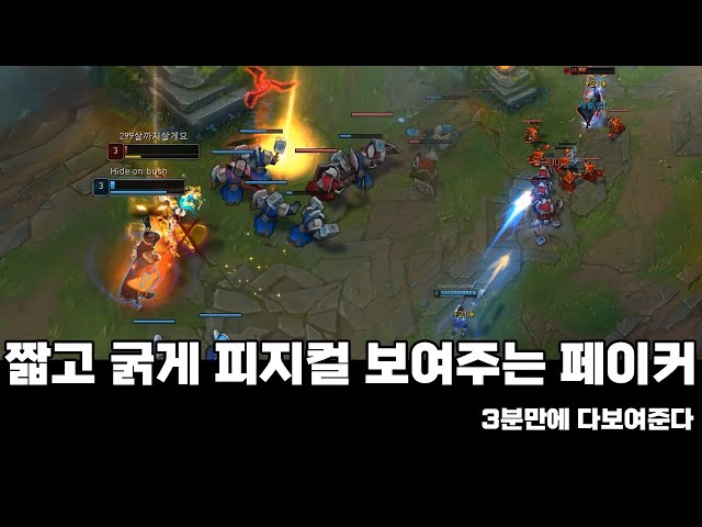 짧고 굵게 피지컬 보여주는 페이커 매드무비 l Faker Montage