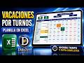 📊 SISTEMA DE CONTROL DE VACACIONES POR TURNO | Planificación y Cobertura Operativa⚙️