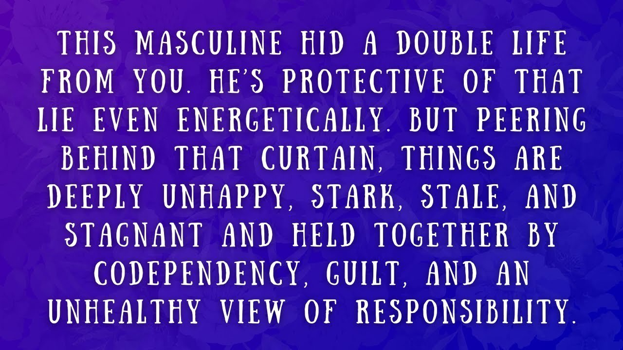 Он не знает, как это закончить и отпустить.