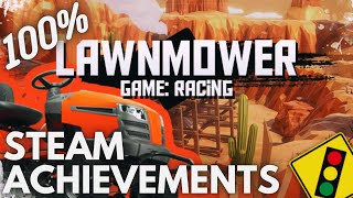 [STEAM] 100% Achievement Gameplay: Lawnmower Game: Racing screenshot 2
