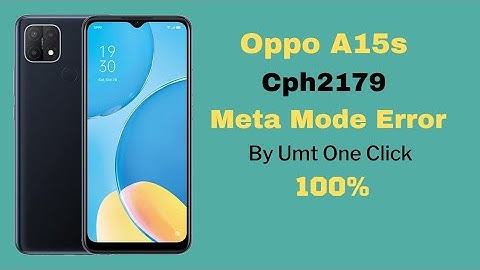 Oppo A15s Cph2179 Unlock By Umt Mtk Tool Latest Version Meta Mode Error