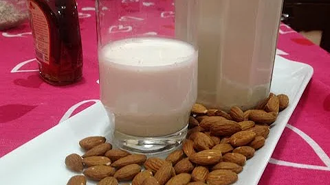 Come bere il latte di mandorle?