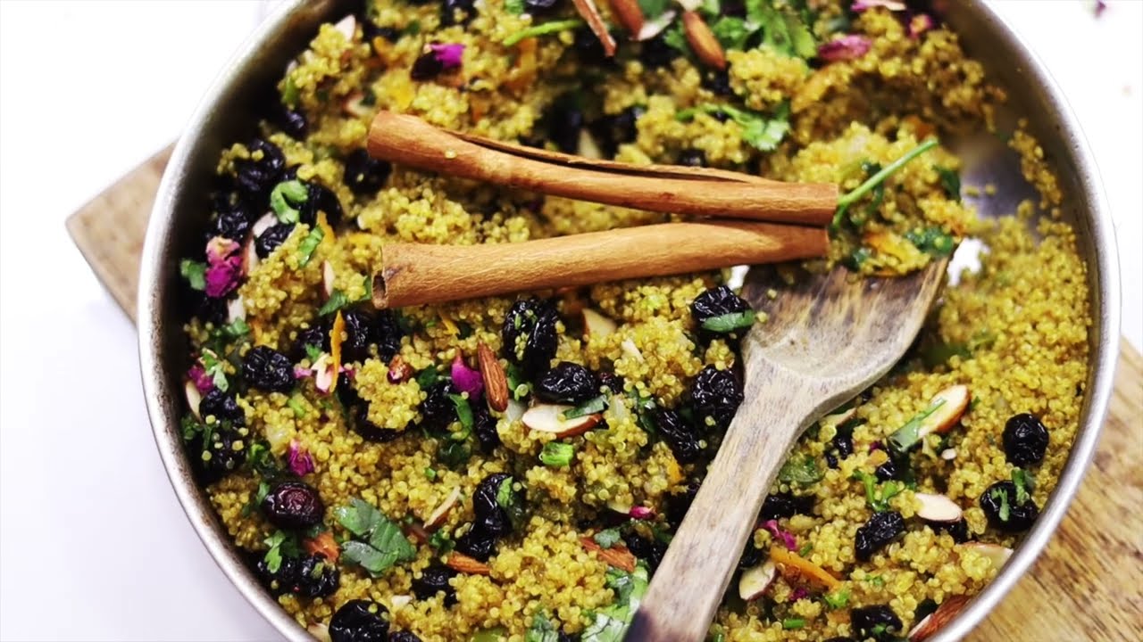 Quinoa Pilaf with Cranberries and Almonds