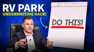 The RV Park Underwriting Hack Nobody Tells You