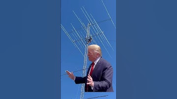Trump on Ham Radio! #hamradiotower #Hamradio #towerclimb