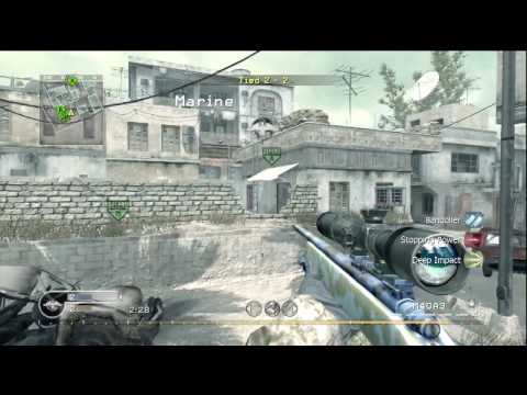 Cod4 - Quickscoping on Crash