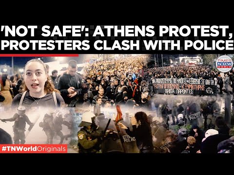 GREECE PROTESTS: Tear Gas And Chaos In Athens As Protests Explode | Times Now World