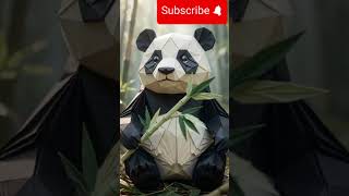 Discover the Beauty of Origami Animals in 3D #digitalart #wildlife