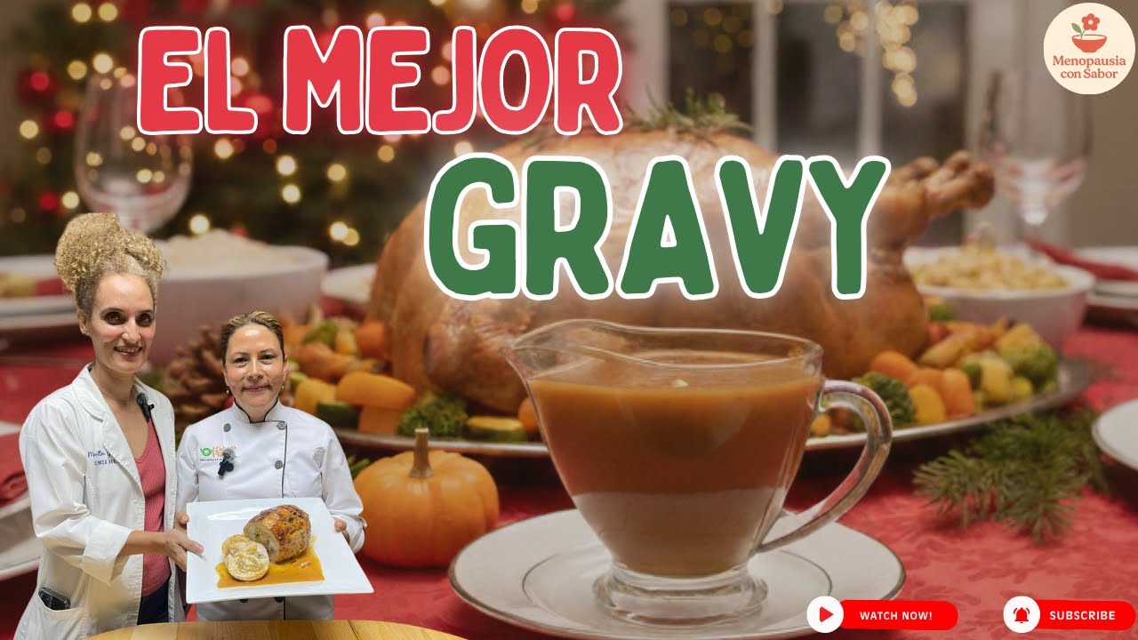 La Mejor Salsa CASERA para Pavo | Fácil, Ligera y Perfecta para Navidad