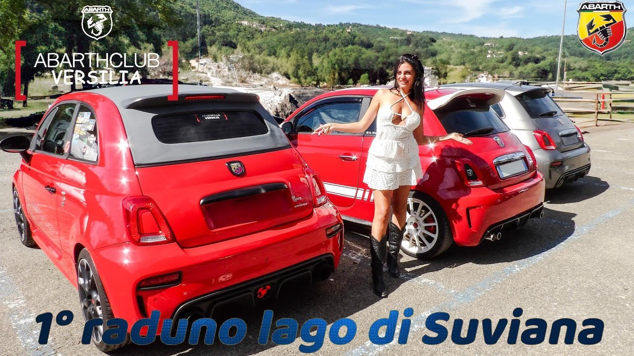 1° raduno lago di Suviana Abarth club Versilia videomaker andrea.drago.benedetti