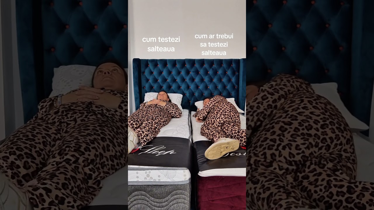 tu știi cum sa testezi salteaua? 