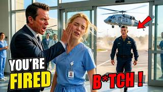 “Get Out, Btch ” The Hospital CEO Slapped Her  Then a Navy Helicopter Landed Outside