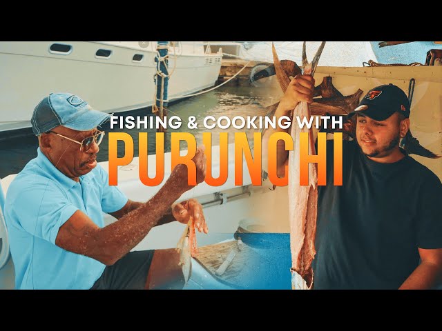 WE WENT BOAT FISHING IN CURACAO AND PREPARED OUR OWN FISH AT PURUNCHI!
