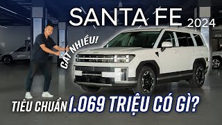 Hyundai Santafe 2024 bản tiêu chuẩn Exclusive: Không ADAS, mâm bé thì có gì để so với Honda CR-V?