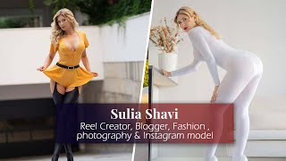 Sulia Shavi Mature Beauty Women Over 40 Curvy Model Plus-Size Model Lifestyle