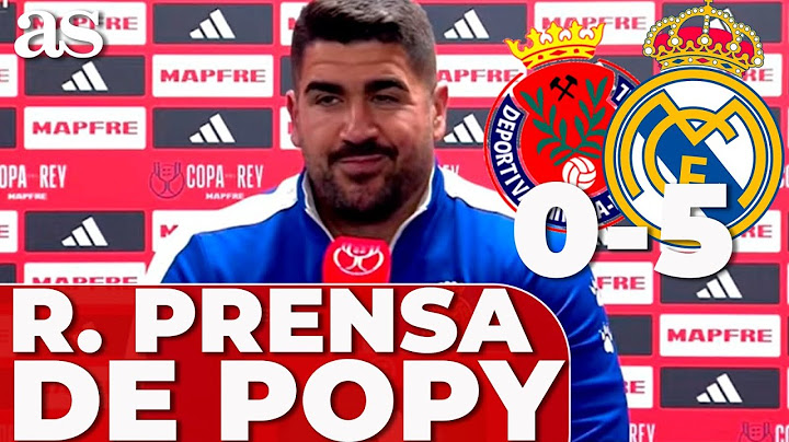 POPY, RUEDA DE PRENSA COMPLETA tras DEPORTIVA MINERA 0 VS REAL MADRID 5 | COPA del REY