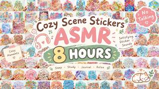 🌸 Cozy Scene Stickers ASMR ✨ 8 Hours of Satisfying Sticker Sounds | No Talking, Sleep & Relax screenshot 2