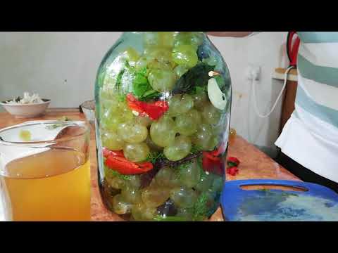 ყურძნის მწნილი (маринованный виноград)