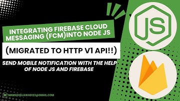 Integrating Firebase Cloud Messaging into Node JS |2024| FCM API (Legacy) Disabled | HINDI/URDU