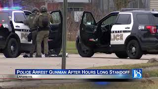 Hours-long Lafayette SWAT standoff ends with arrest